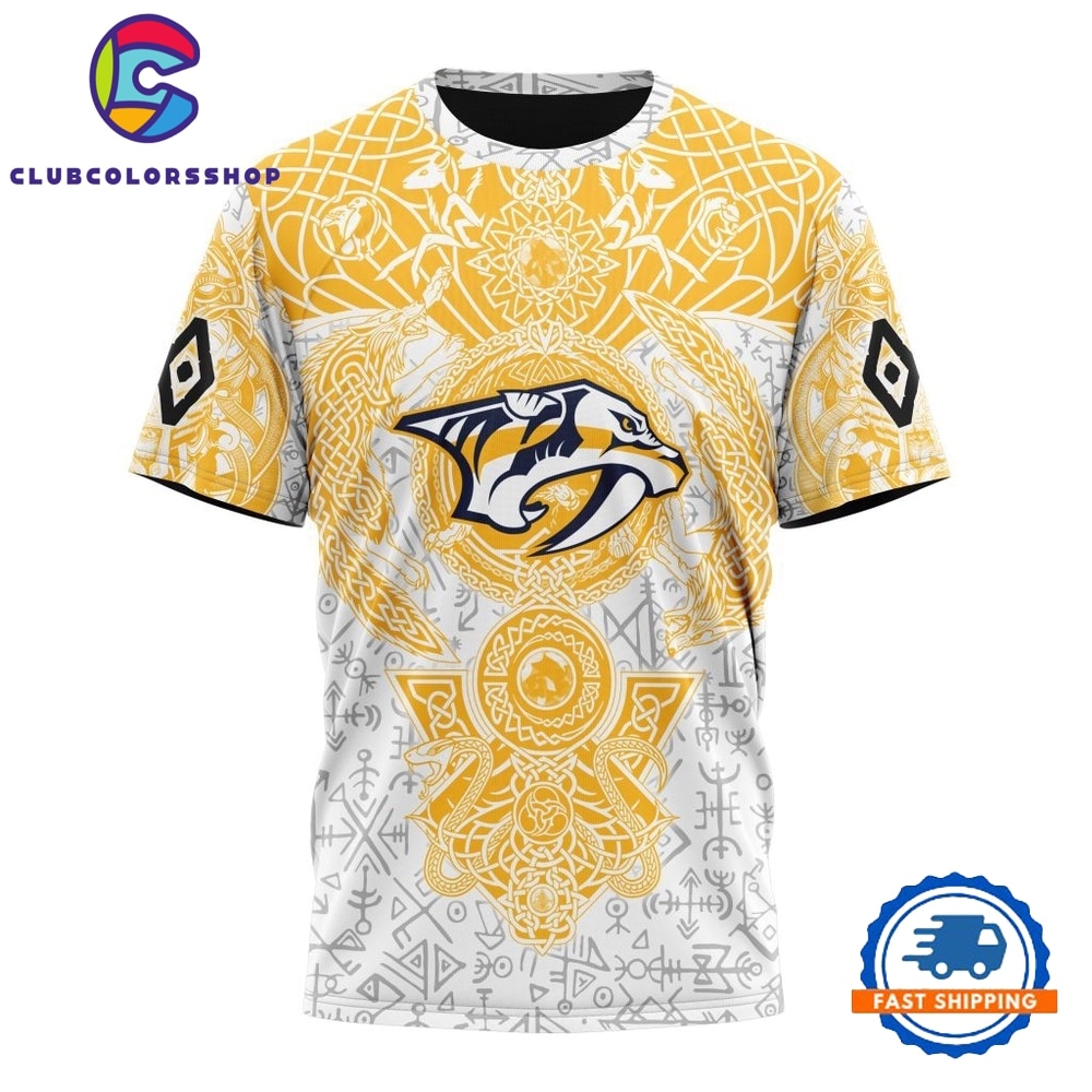 NHL Nashville Predators Special Norse Viking Symbols Hoodie, T Shirt 4
