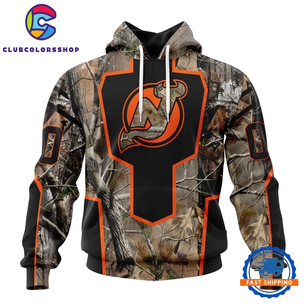 NHL New Jersey Devils Special Camo Realtree Hunting Hoodie, T Shirt