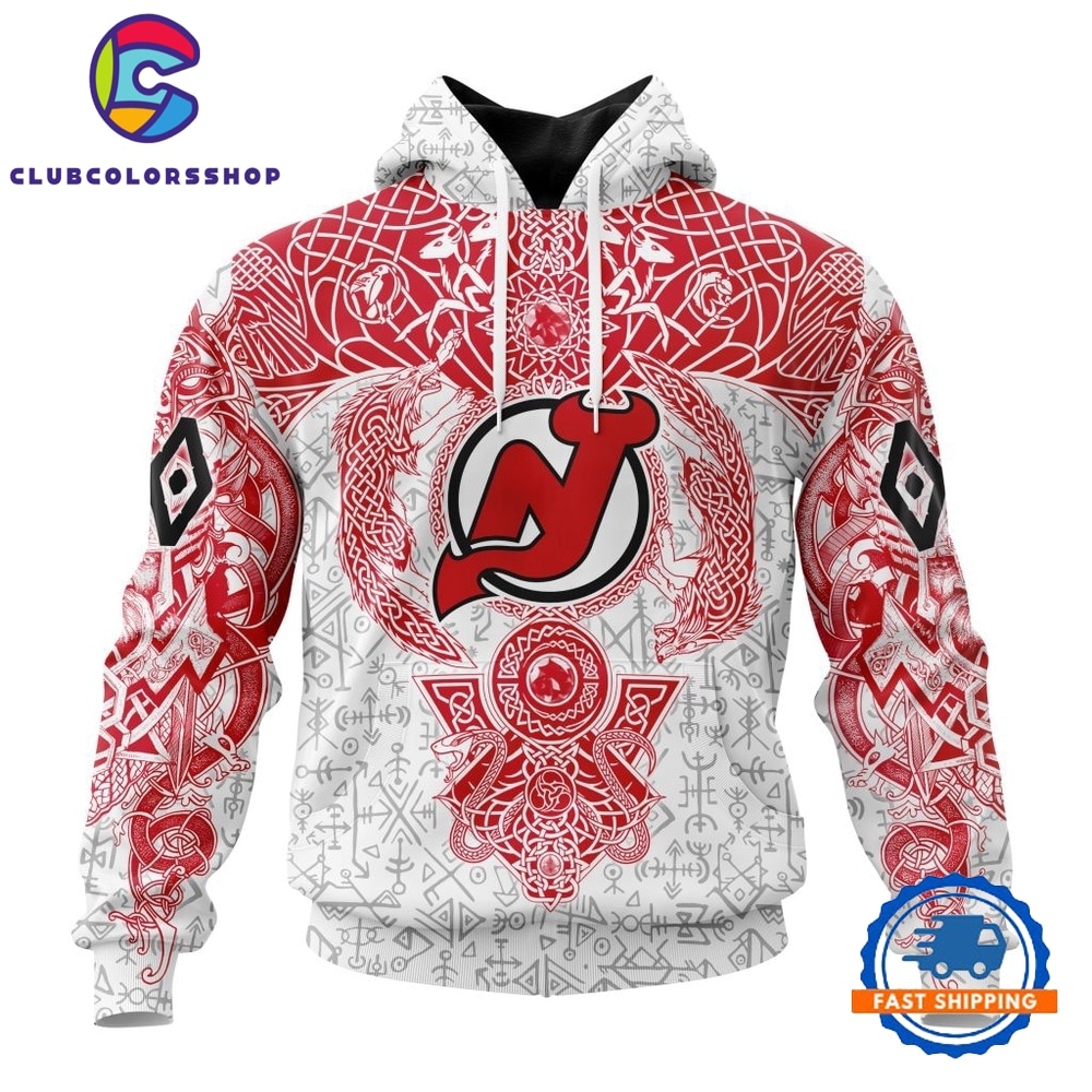 NHL New Jersey Devils Special Norse Viking Symbols Hoodie, T Shirt