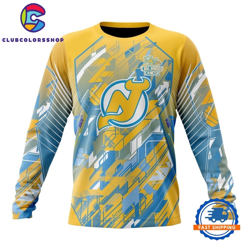 NHL New Jersey Devils Specialized Design Fearless Against Childhood Cancers Hoodie, T Shirt NHL New Jersey Devils Specialized Design Fearless Against Childhood Cancers Hoodie, T Shirt