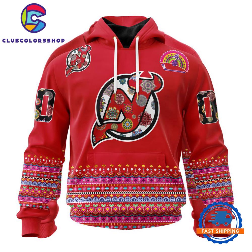 NHL New Jersey Devils Specialized Jersey Hockey For All Diwali Festival Hoodie, T Shirt