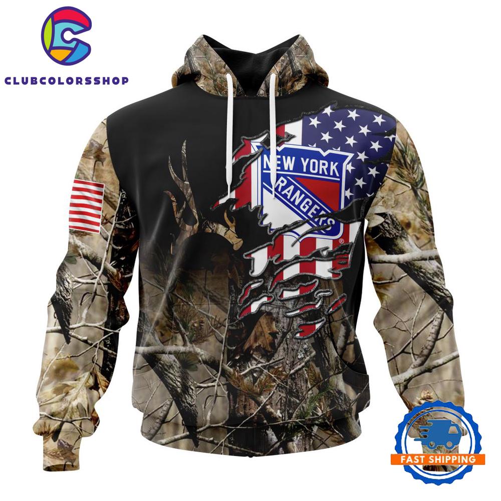 NHL New York Rangers Special Camo Realtree Hunting Hoodie, TShirt, Long Sleeve Shirt
