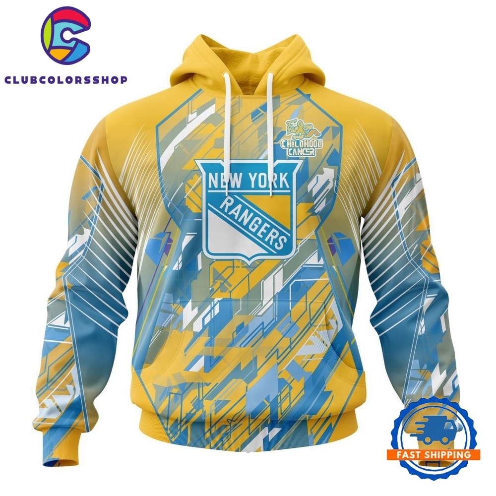 NHL New York Rangers Specialized Design Fearless Against Childhood Cancers Hoodie, T Shirt