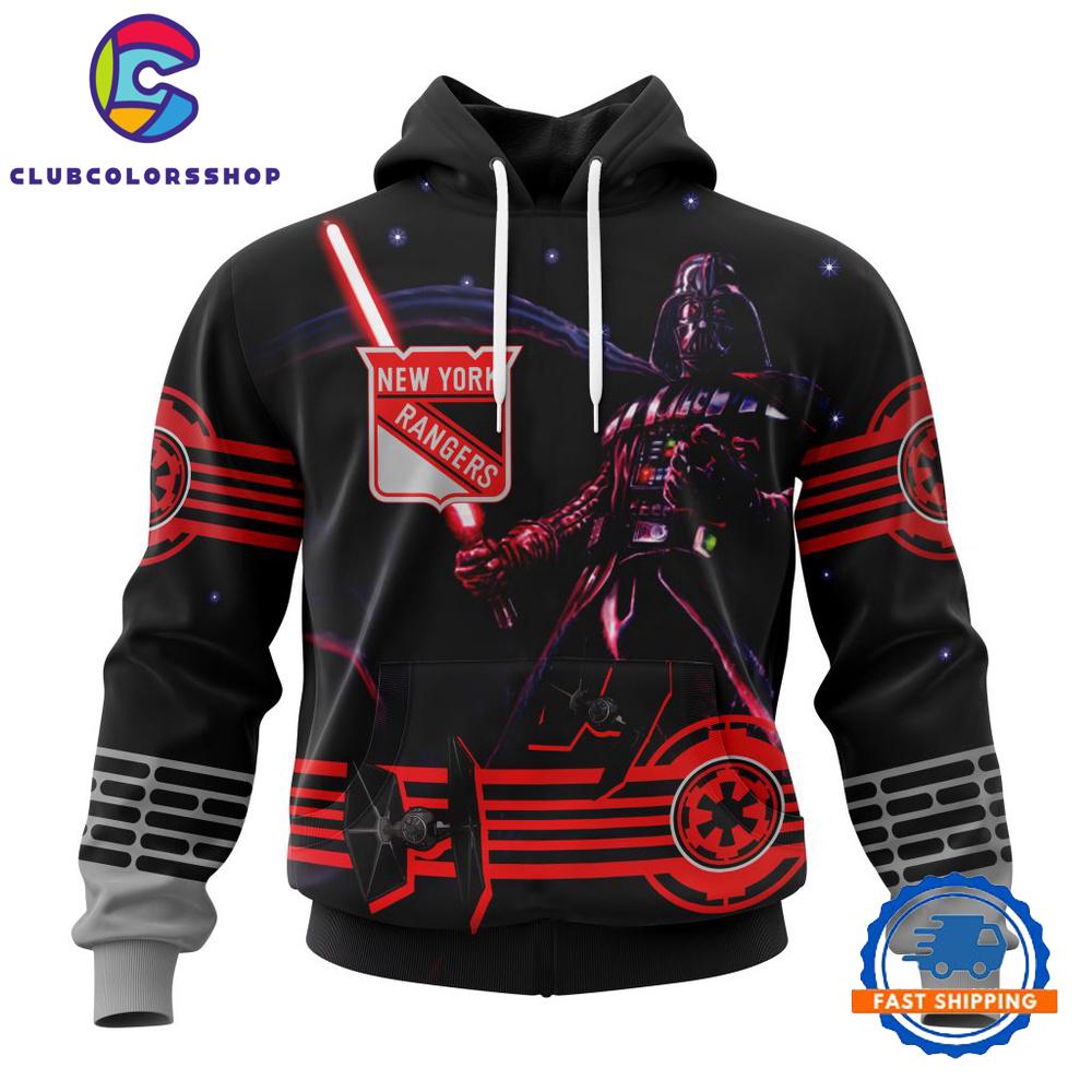 NHL New York Rangers Specialized Starwar Darth Vader Version Hoodie, T Shirt