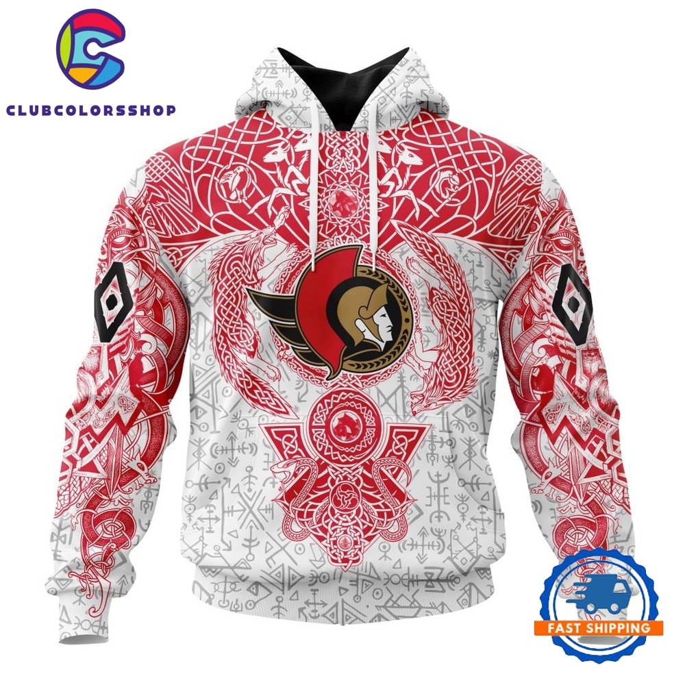 NHL Ottawa Senators Special Norse Viking Symbols Hoodie, T Shirt