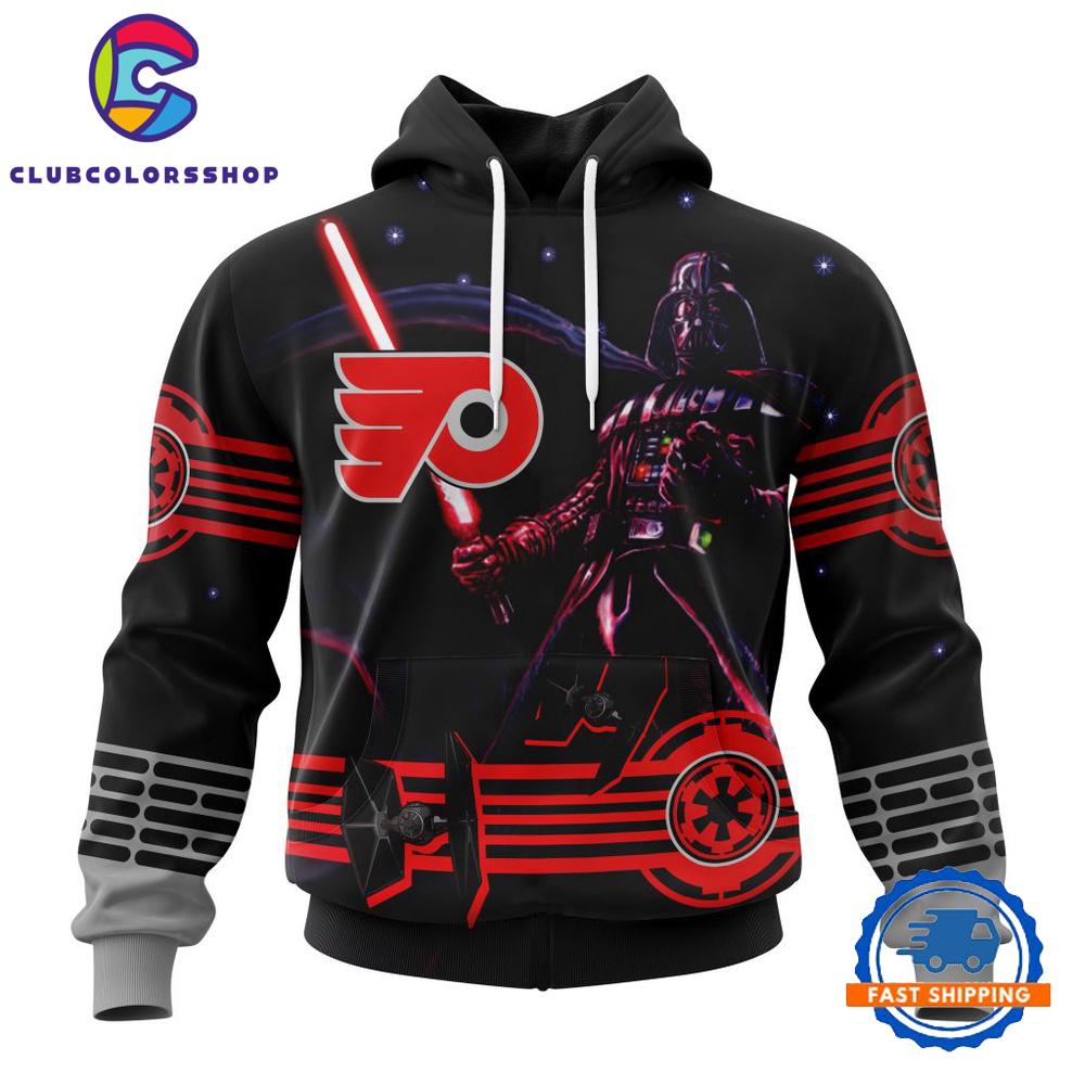 NHL Philadelphia Flyers Specialized Starwar Darth Vader Version Hoodie, T Shirt