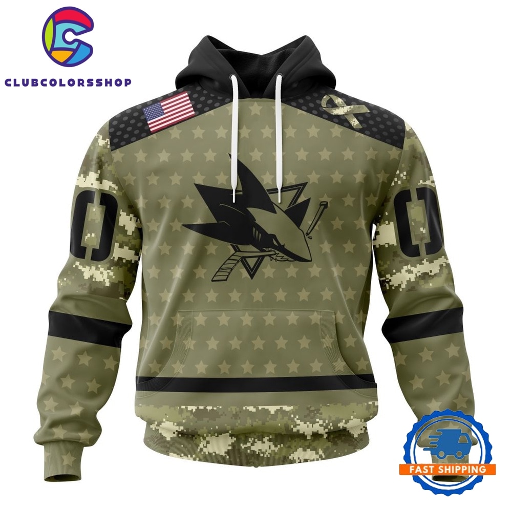 NHL San Jose Sharks Special Camo Military Appreciation Hoodie, T Shirt
