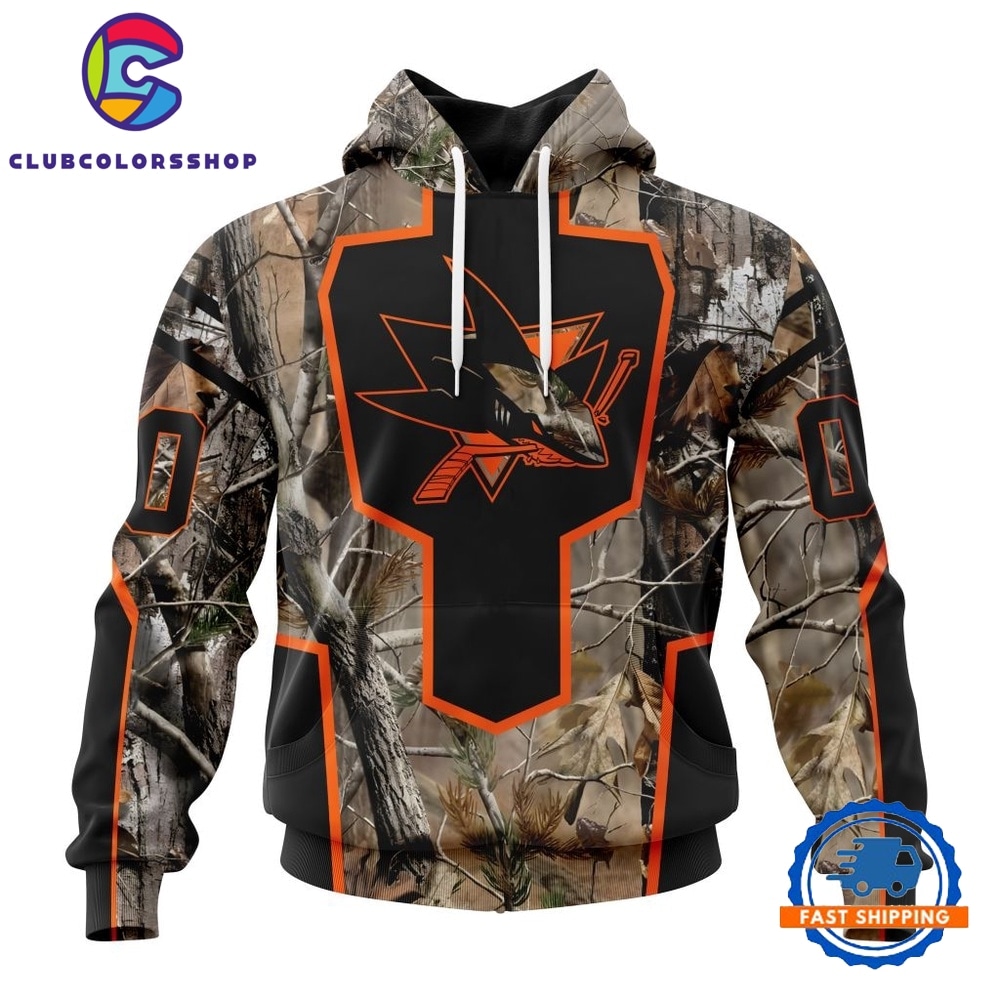 NHL San Jose Sharks Special Camo Realtree Hunting Hoodie, T Shirt