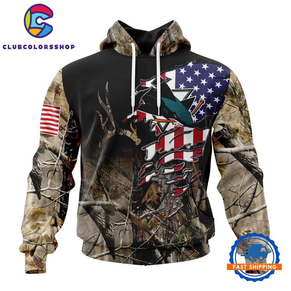 NHL San Jose Sharks Special Camo Realtree Hunting Hoodie, TShirt, Long Sleeve Shirt