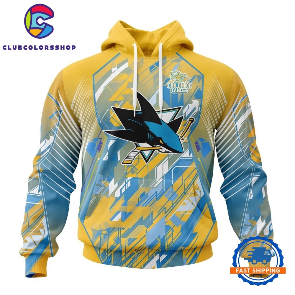 NHL San Jose Sharks Specialized Design Fearless Against Childhood Cancers Hoodie, T Shirt