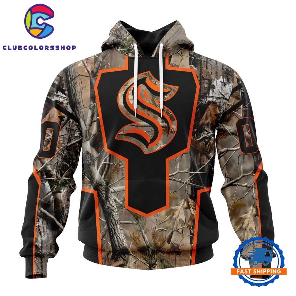NHL Seattle Kraken Special Camo Realtree Hunting Hoodie, T Shirt