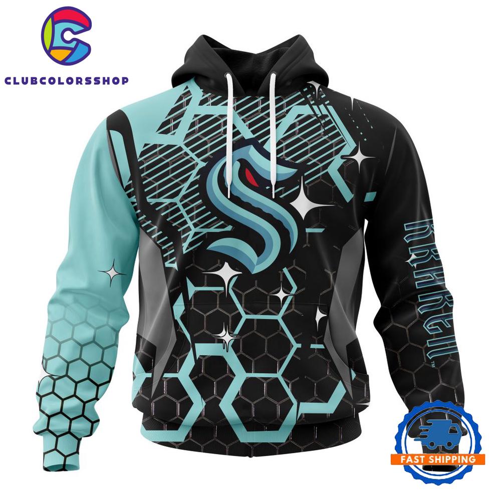 NHL Seattle Kraken Specialized Design With MotoCross Syle Hoodie, T Shirt