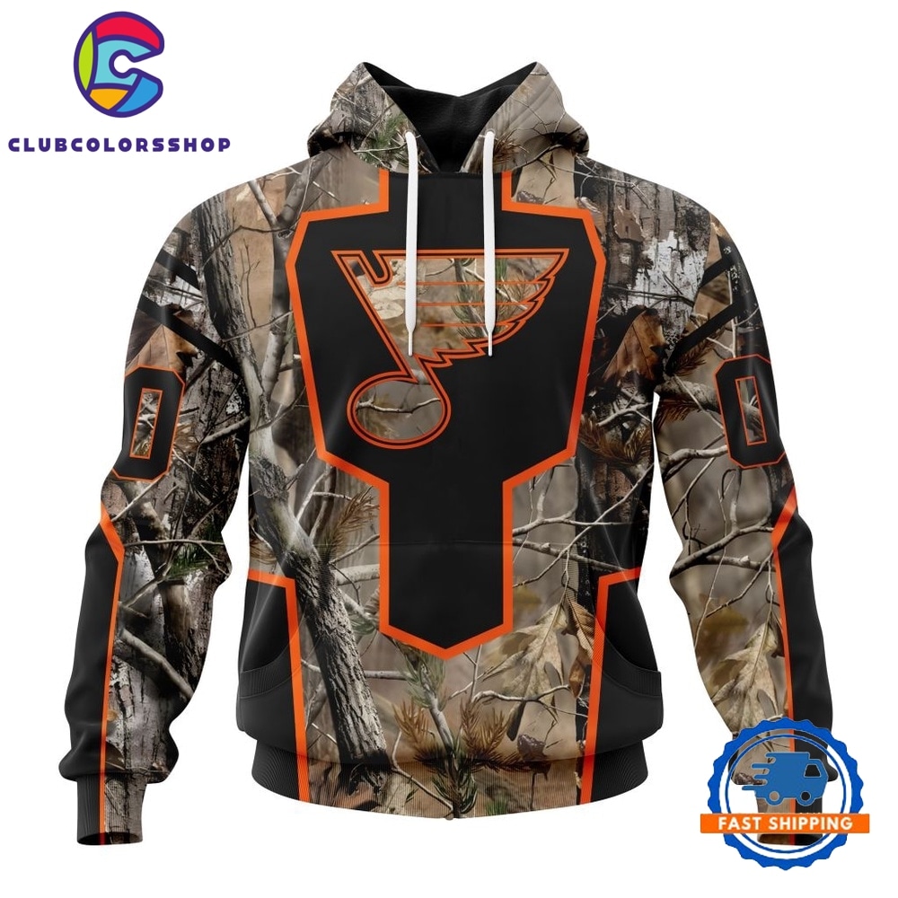 NHL St Louis Blues Special Camo Realtree Hunting Hoodie, T Shirt