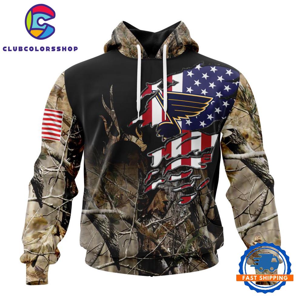 NHL St Louis Blues Special Camo Realtree Hunting Hoodie, TShirt, Long Sleeve Shirt