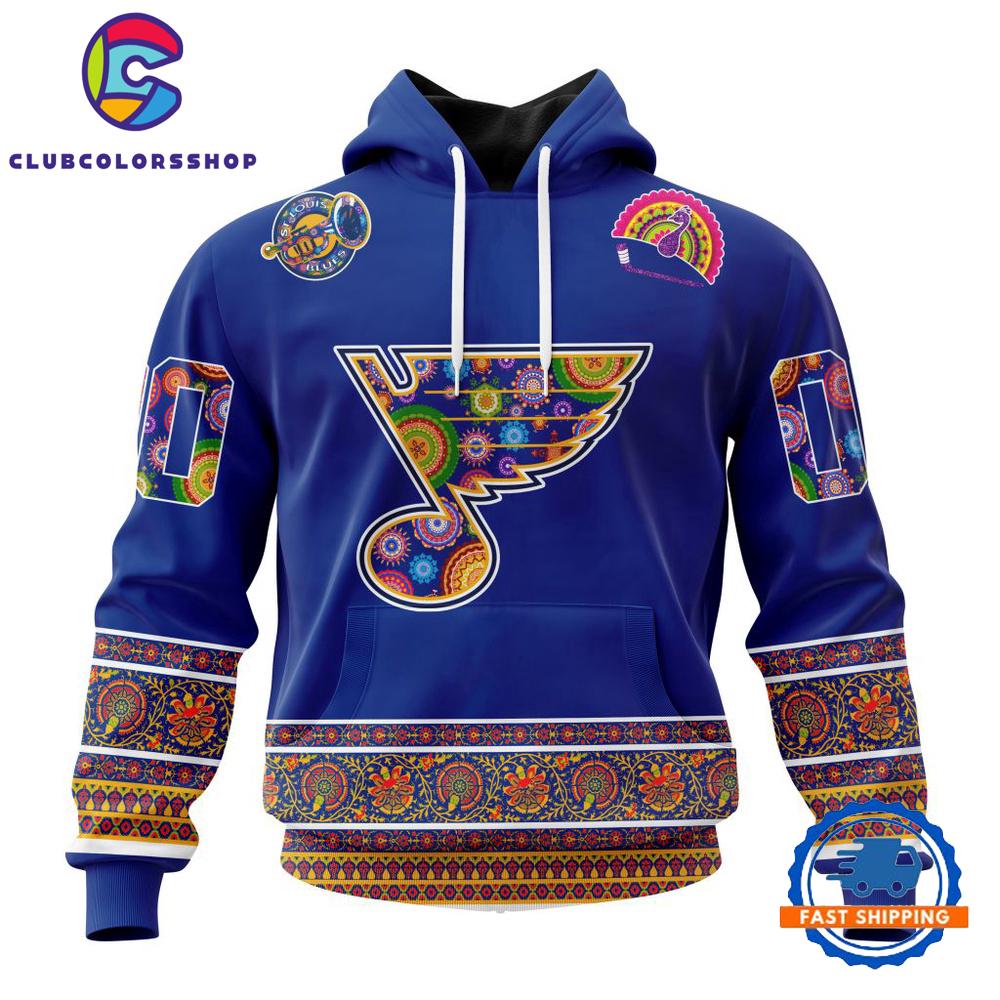 NHL St. Louis Blues Specialized Jersey Hockey For All Diwali Festival Hoodie, T Shirt