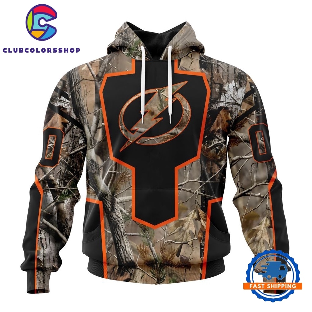 NHL Tampa Bay Lightning Special Camo Realtree Hunting Hoodie, T Shirt