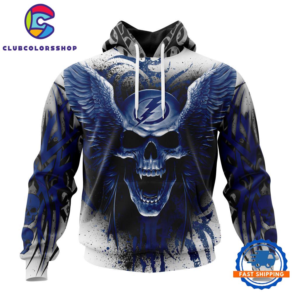 NHL Tampa Bay Lightning Special Kits With Skull Art Hoodie, T Shirt
