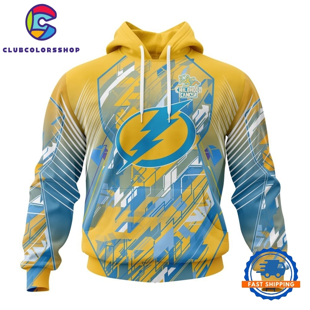NHL Tampa Bay Lightning Specialized Design Fearless Against Childhood Cancers Hoodie, T Shirt