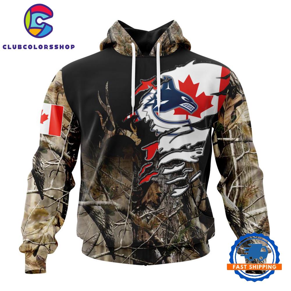 NHL Vancouver Canucks Special Camo Realtree Hunting Hoodie, TShirt, Long Sleeve Shirt