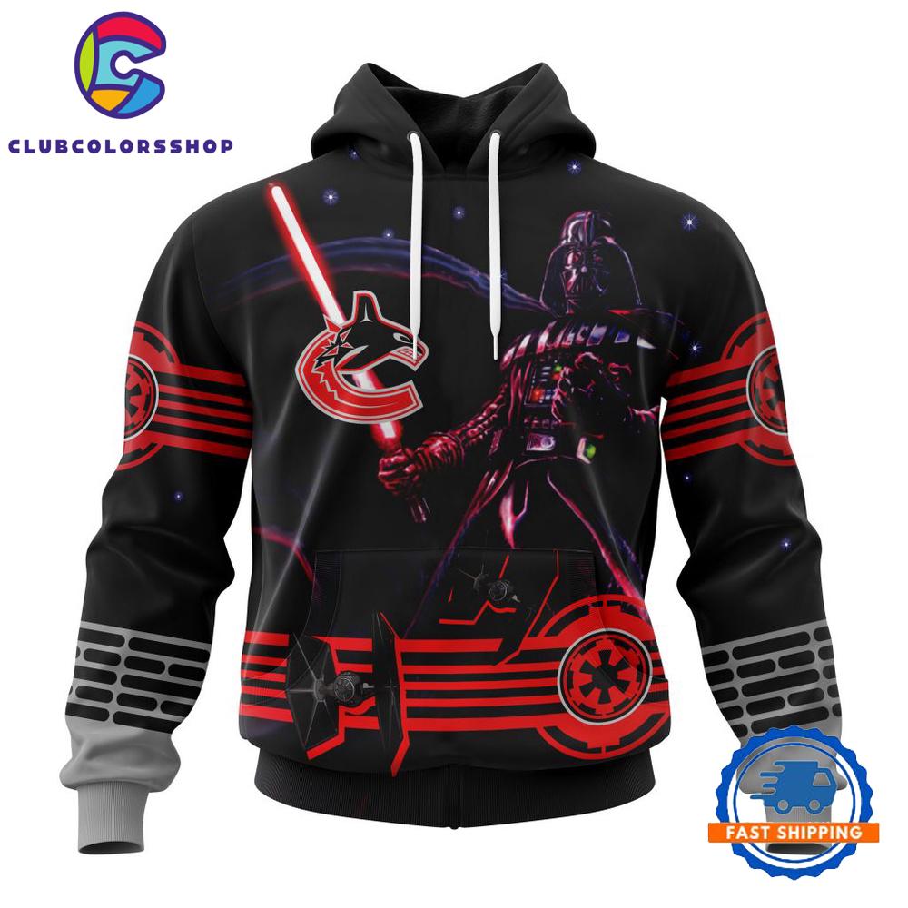 NHL Vancouver Canucks Specialized Starwar Darth Vader Version Hoodie, T Shirt
