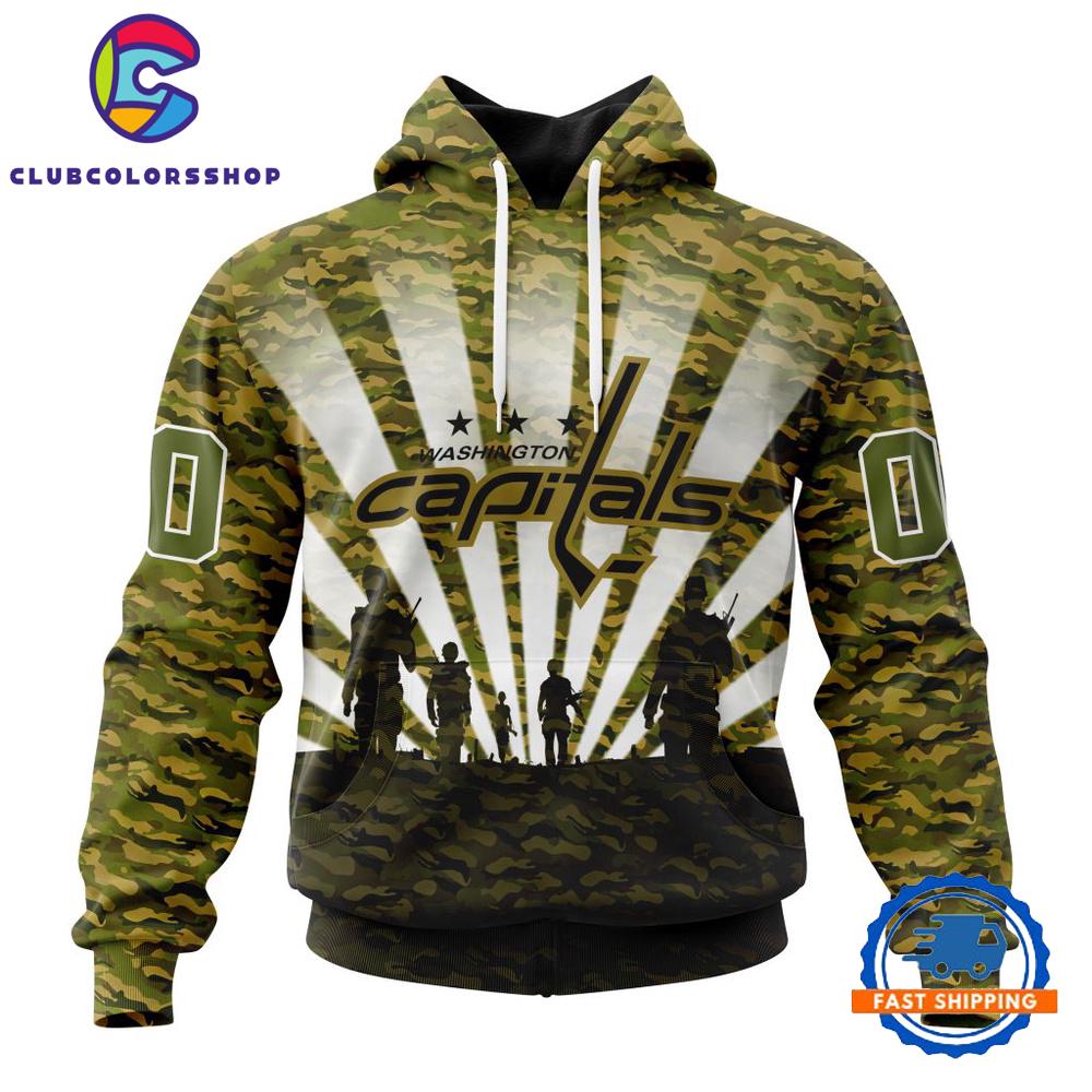 NHL Washington Capitals Military Camo Kits For Veterans Day And Rememberance Day Hoodie, T Shirt