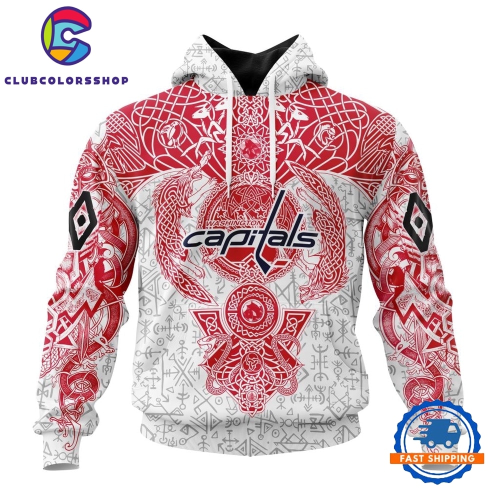 NHL Washington Capitals Special Norse Viking Symbols Hoodie, T Shirt