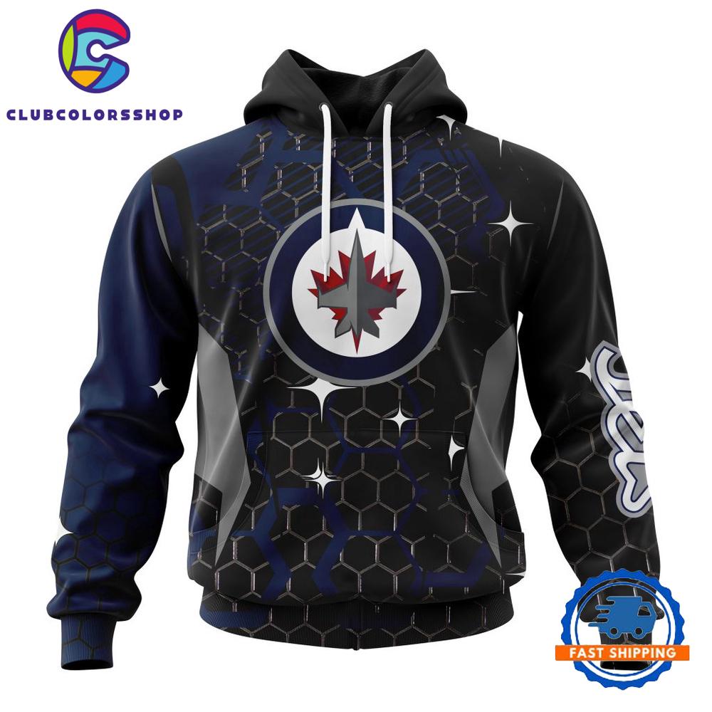 NHL Winnipeg Jets Specialized Design With MotoCross Syle Hoodie, T Shirt