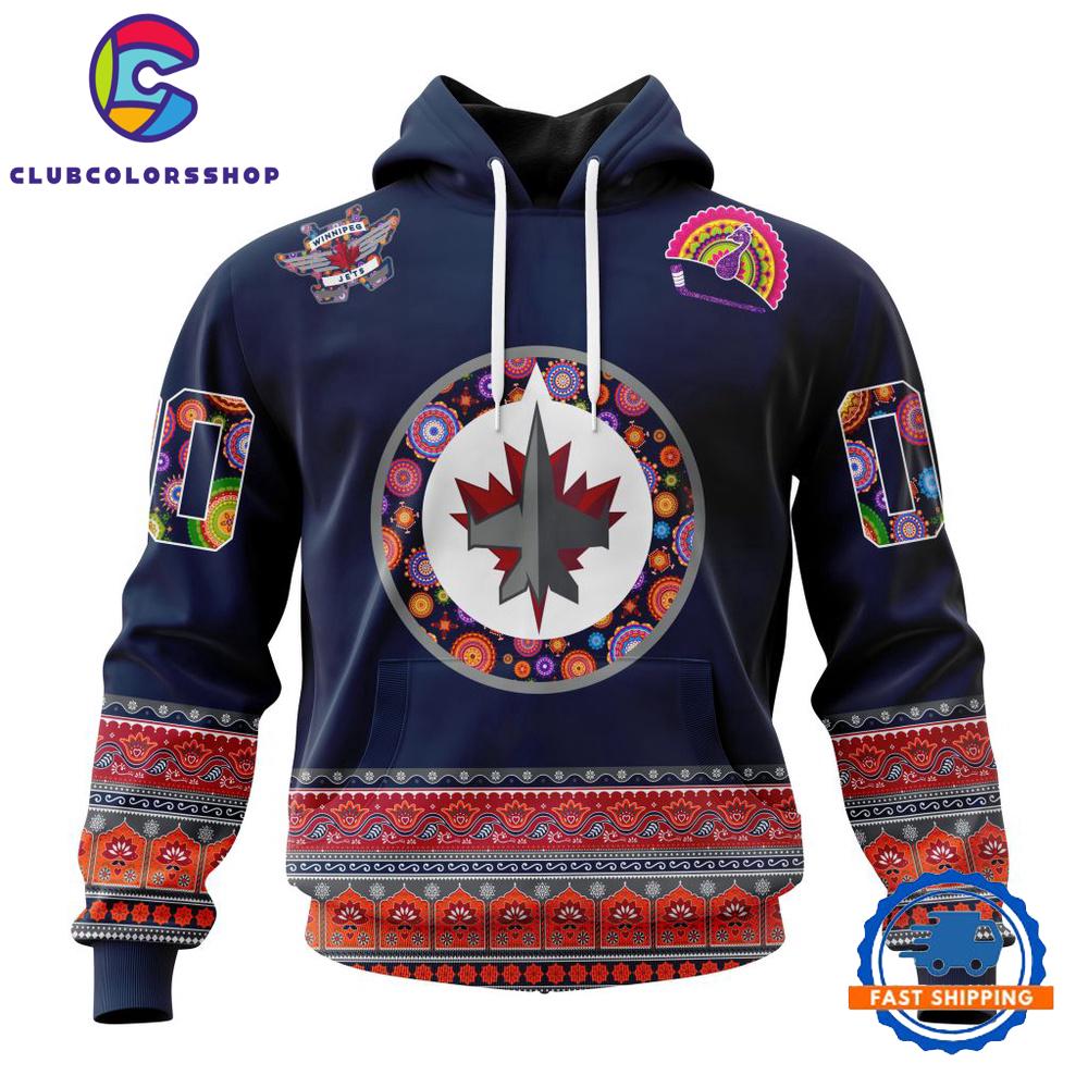 NHL Winnipeg Jets Specialized Jersey Hockey For All Diwali Festival Hoodie, T Shirt