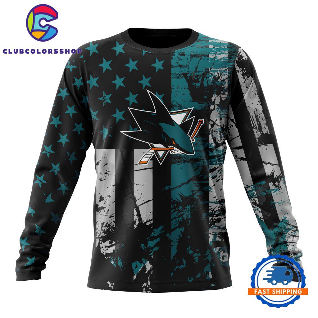 San Jose Sharks Specialized Jersey For America Hoodie, T Shirt, Long Sleeve Shirt San Jose Sharks Specialized Jersey For America Hoodie, T Shirt, Long Sleeve Shirt