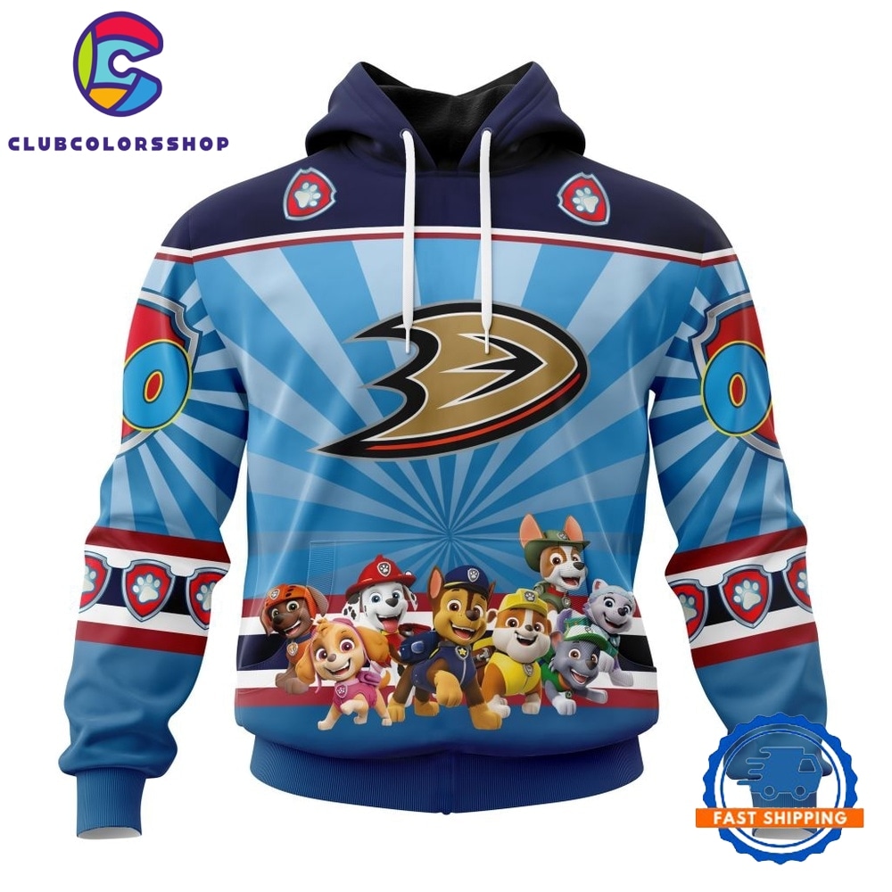 NHL Anaheim Ducks Special Paw Patrol Kits Hoodie, T Shirt