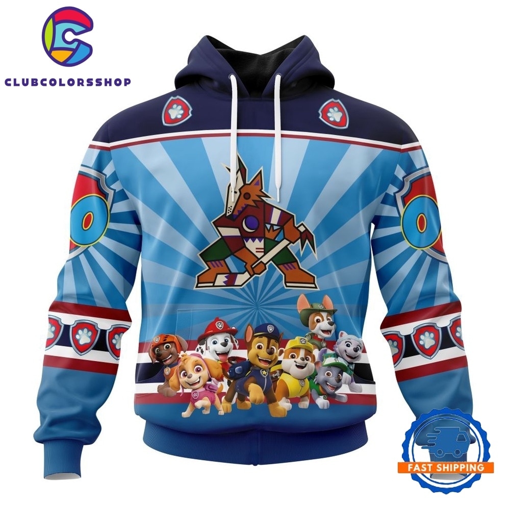 NHL Arizona Coyotes Special Paw Patrol Kits Hoodie, T Shirt