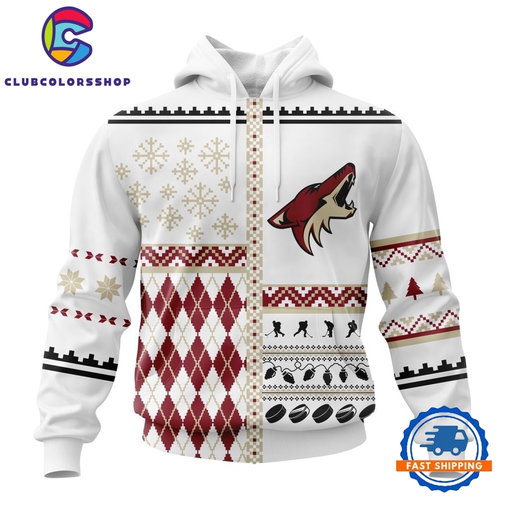 NHL Arizona Coyotes Specialized Christmas Is Coming New Design Hoodie, T Shirt