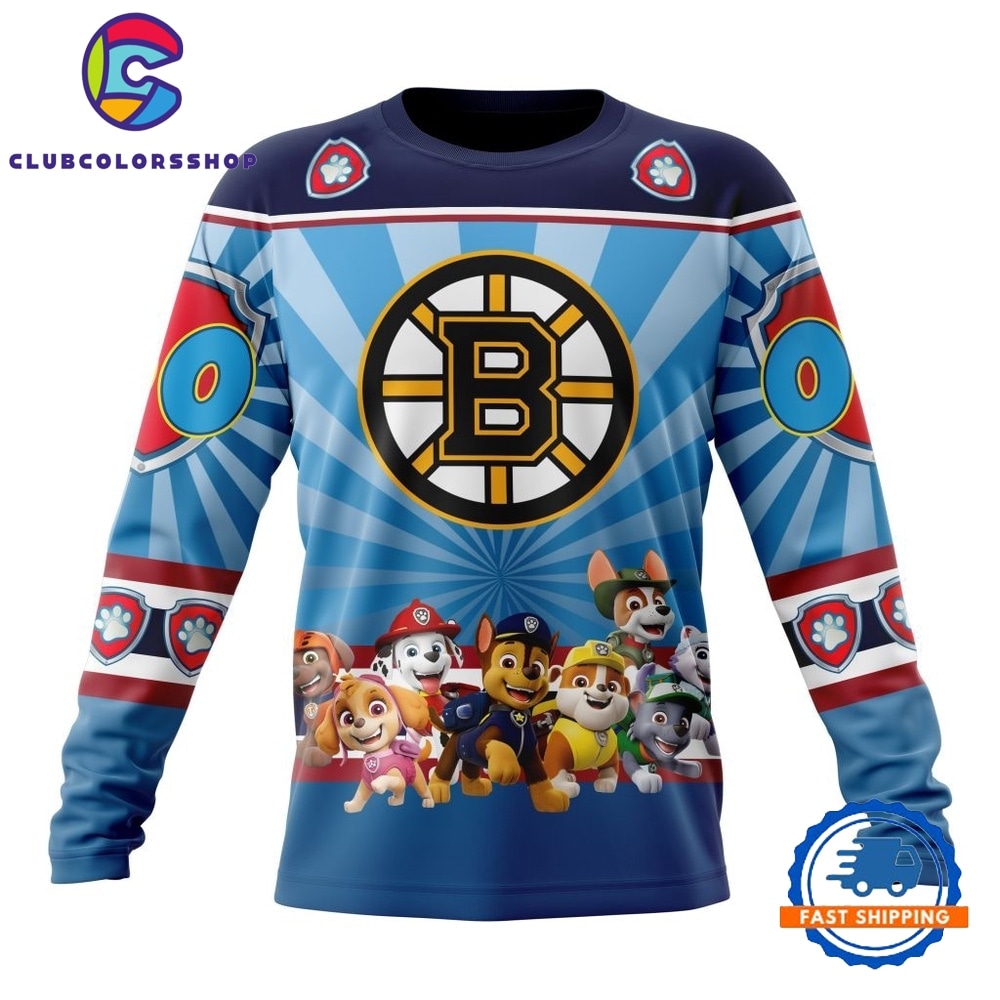 NHL Boston Bruins Special Paw Patrol Kits Hoodie, T Shirt NHL Boston Bruins Special Paw Patrol Kits Hoodie, T Shirt