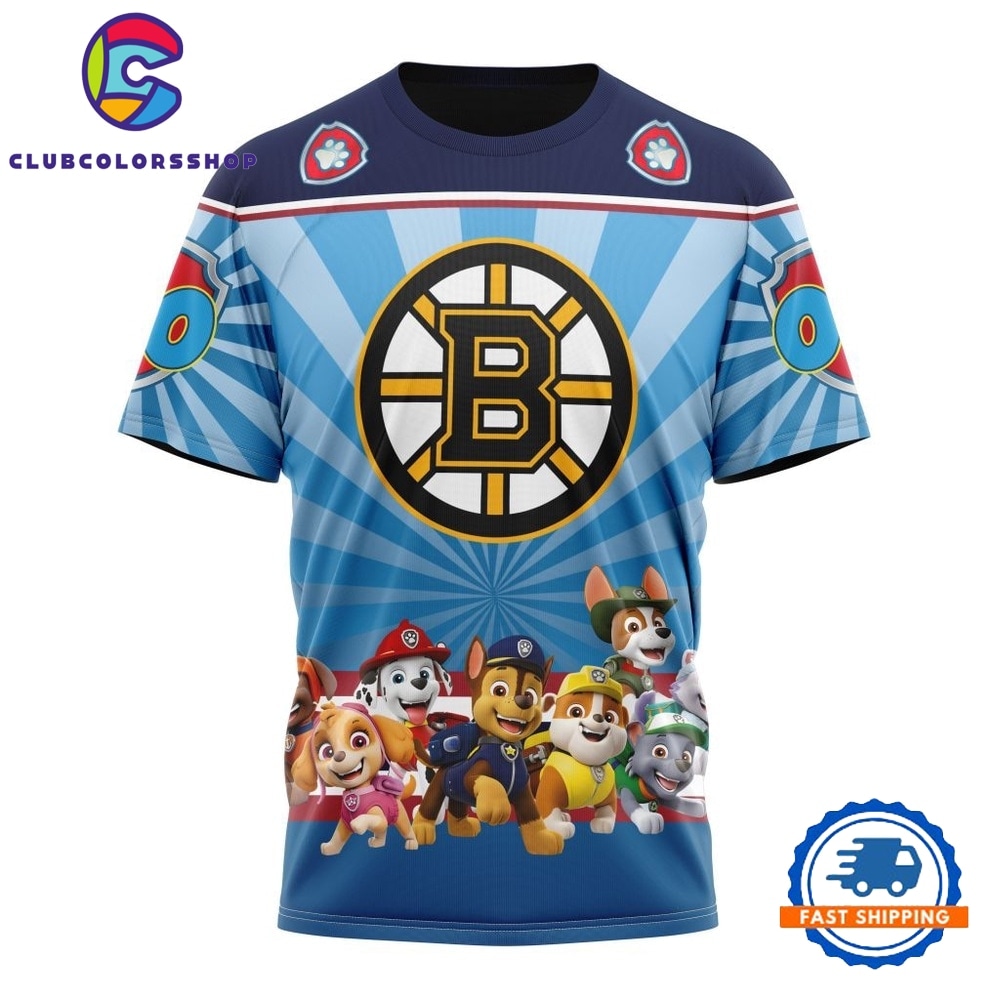NHL Boston Bruins Special Paw Patrol Kits Hoodie, T Shirt NHL Boston Bruins Special Paw Patrol Kits Hoodie, T Shirt