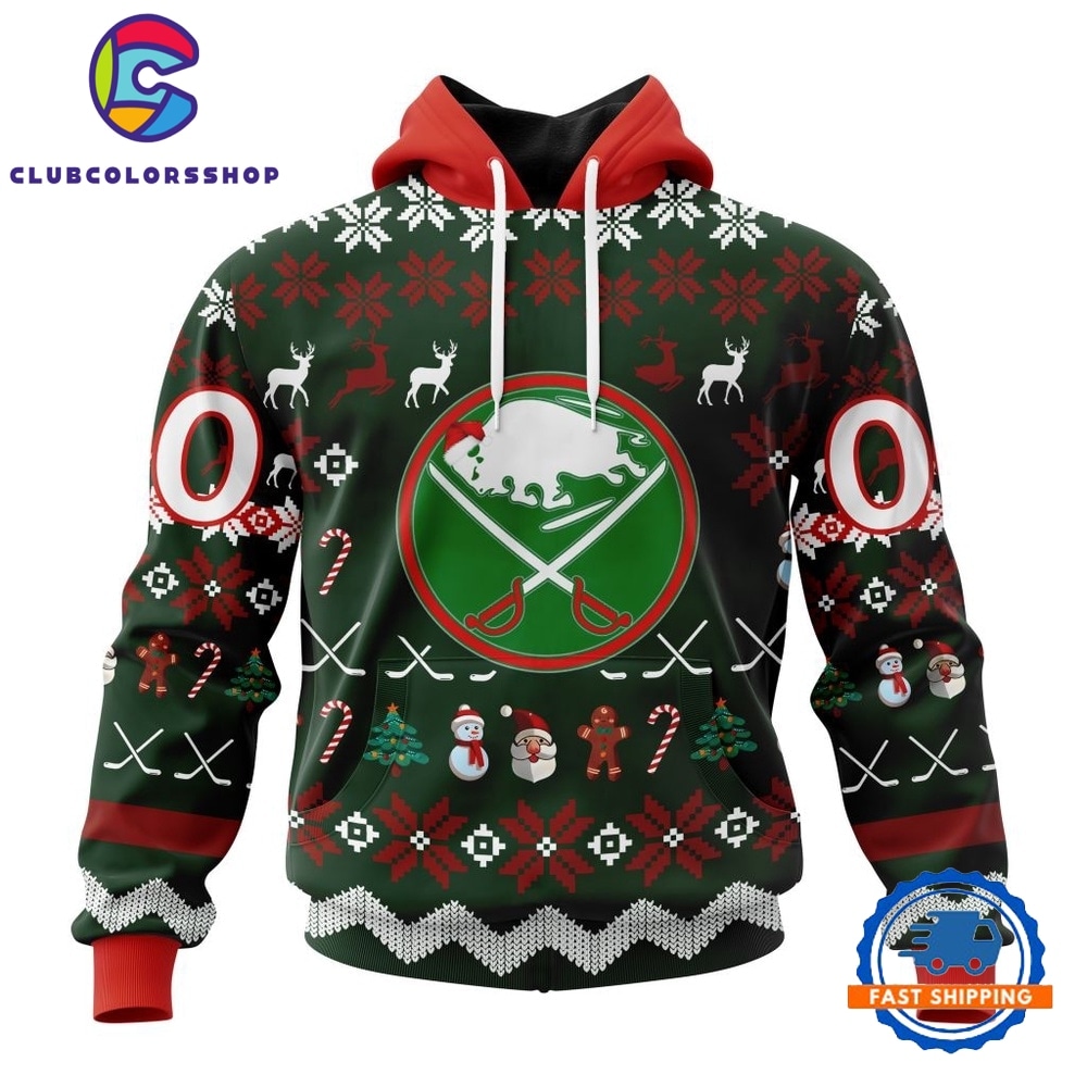 NHL Buffalo Sabres Hockey Christmas Is Coming 2026 Hoodie, T Shirt