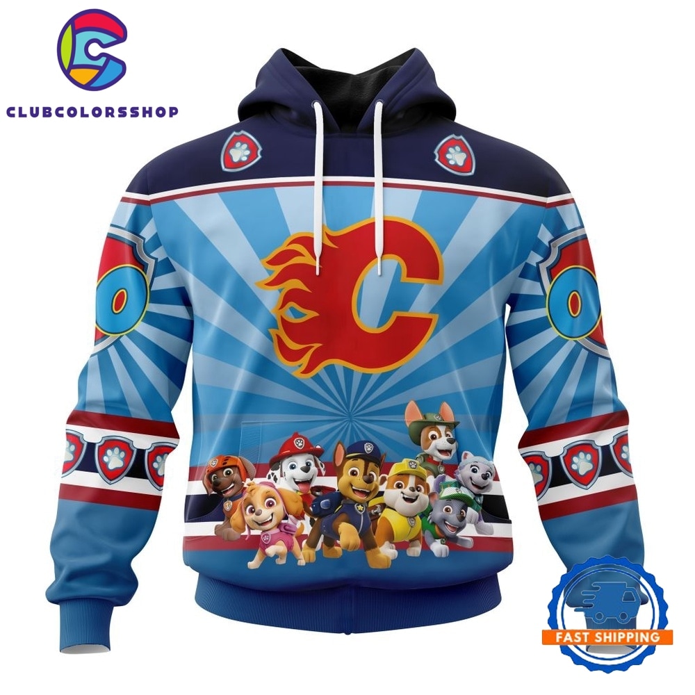 NHL Calgary Flames Special Paw Patrol Kits Hoodie, T Shirt