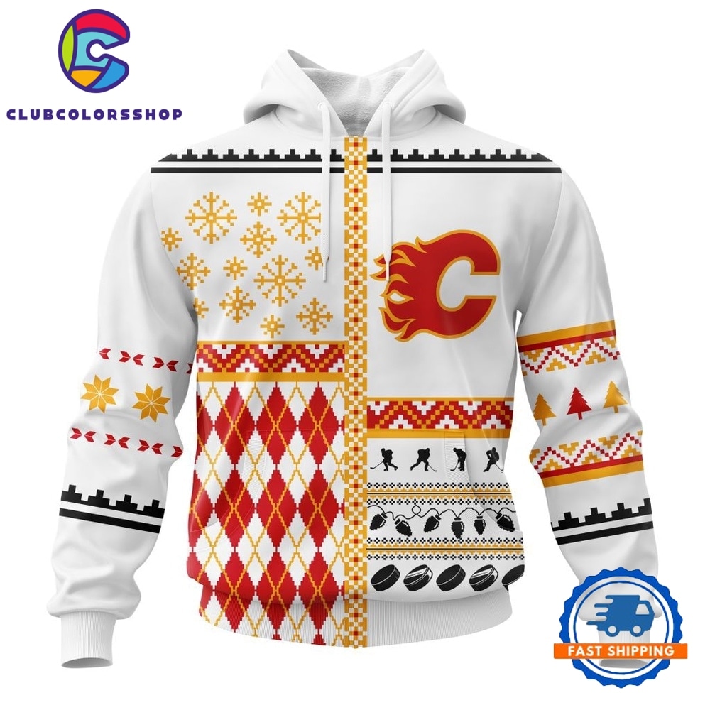 NHL Calgary Flames Specialized Christmas Is Coming New Design Hoodie, T Shirt