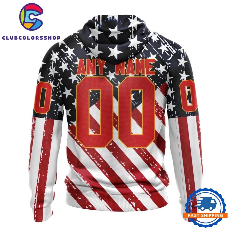 NHL Calgary Flames Specialized Kits For Honor USS Military Hoodie, T Shirt 2