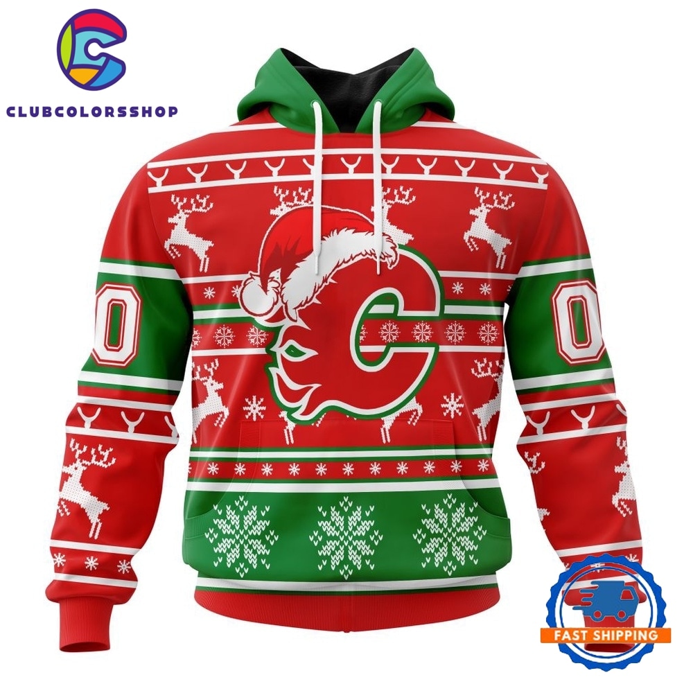 NHL Calgary Flames Specialized Unisex Christmas Is Coming Hoodie, T Shirt