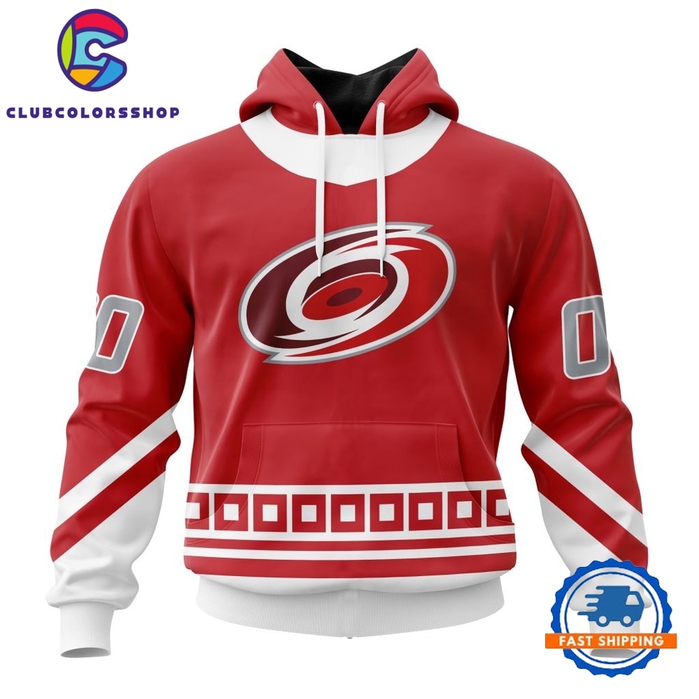 NHL Carolina Hurricanes Specialized Unisex Kits With Retro Concepts Hoodie, T Shirt