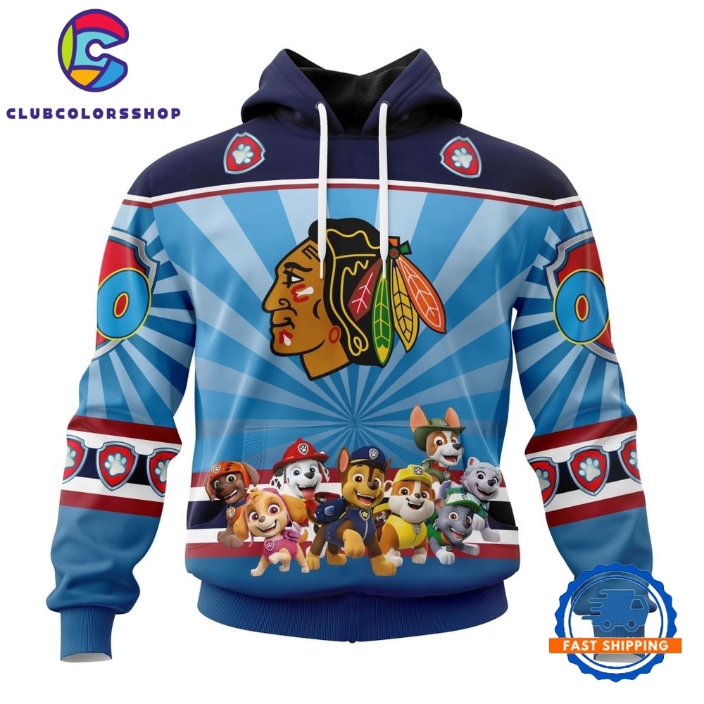 NHL Chicago Blackhawks Special Paw Patrol Kits Hoodie, T Shirt