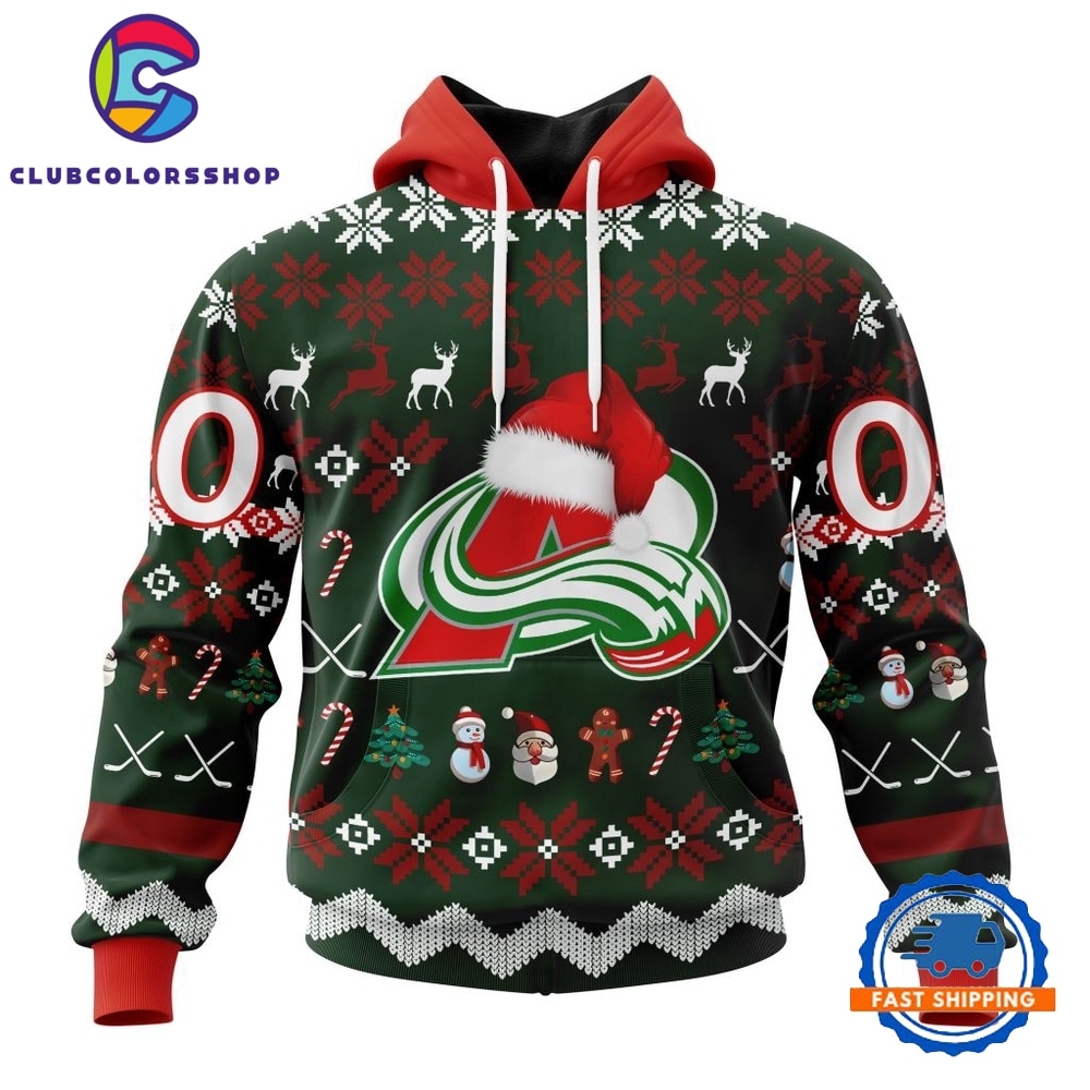 NHL Colorado Avalanche Hockey Christmas Is Coming 2026 Hoodie, T Shirt