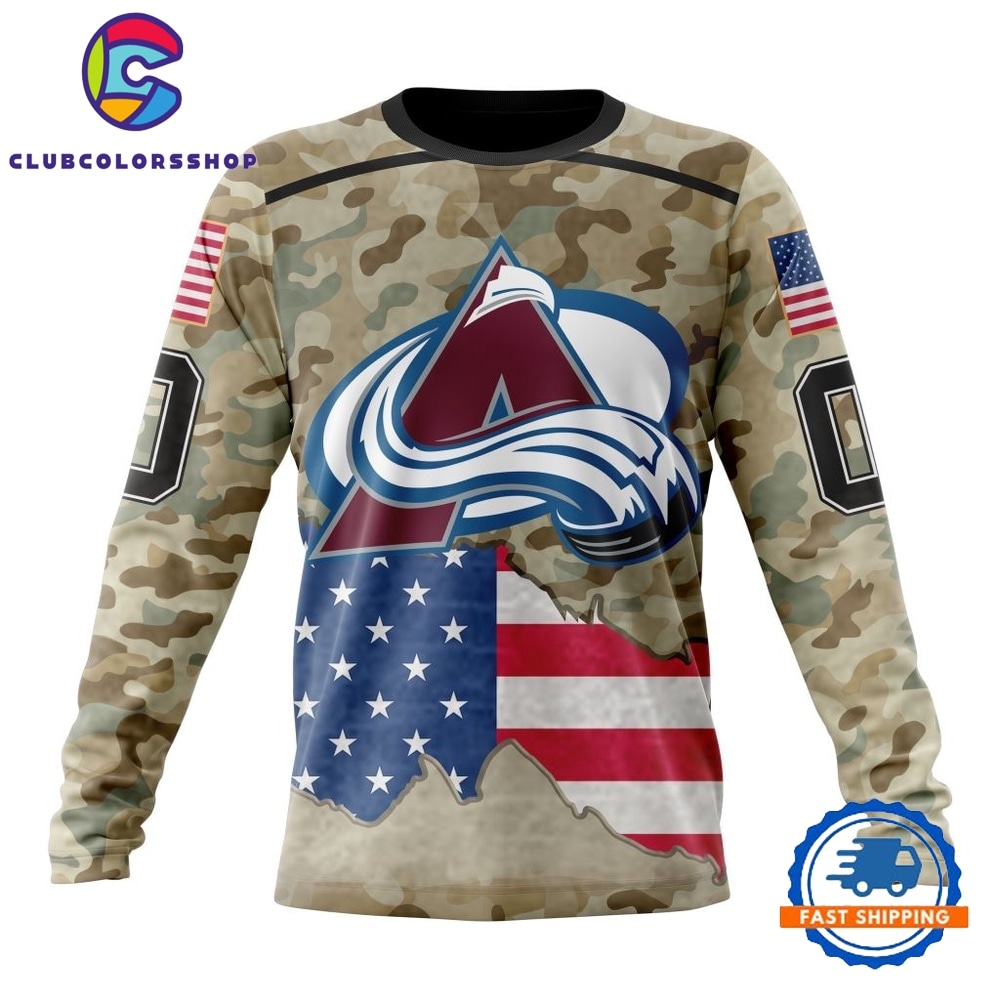 NHL Colorado Avalanche Specialized Kits For United State With Camo Color Hoodie, T Shirt NHL Colorado Avalanche Specialized Kits For United State With Camo Color Hoodie, T Shirt