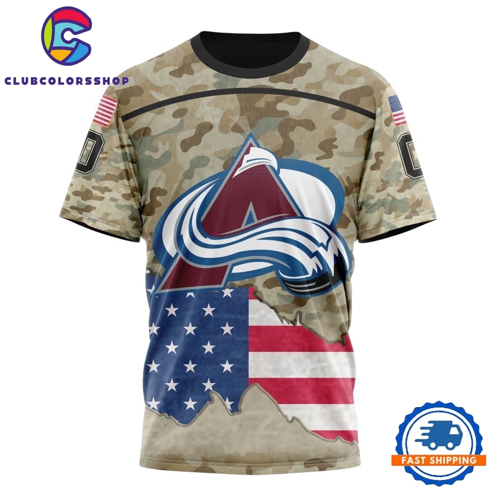 NHL Colorado Avalanche Specialized Kits For United State With Camo Color Hoodie, T Shirt NHL Colorado Avalanche Specialized Kits For United State With Camo Color Hoodie, T Shirt