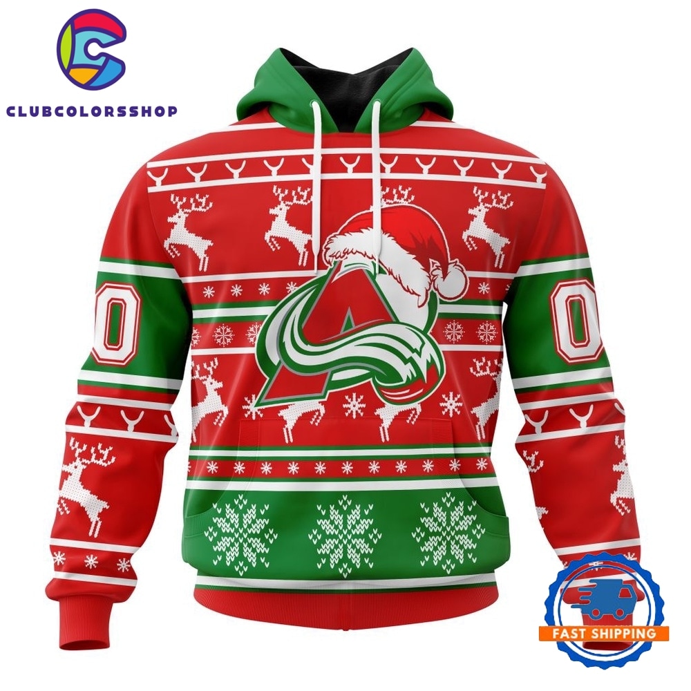 NHL Colorado Avalanche Specialized Unisex Christmas Is Coming Hoodie, T Shirt