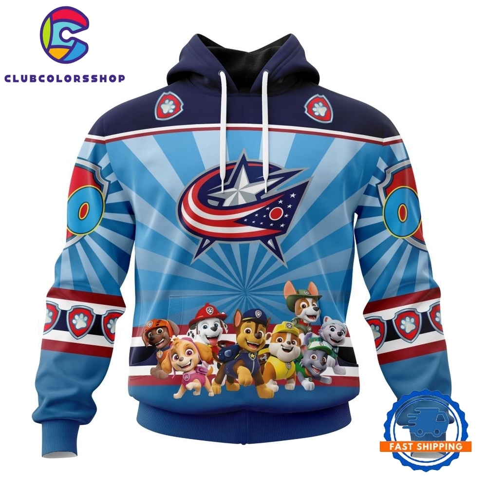 NHL Columbus Blue Jackets Special Paw Patrol Kits Hoodie, T Shirt