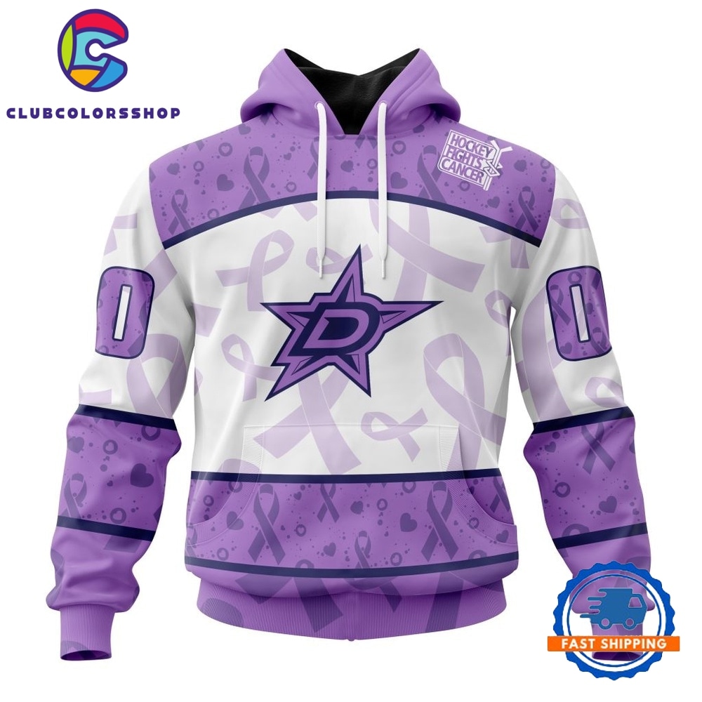 NHL Dallas Stars Special Lavender Fight Cancer Hoodie, T Shirt