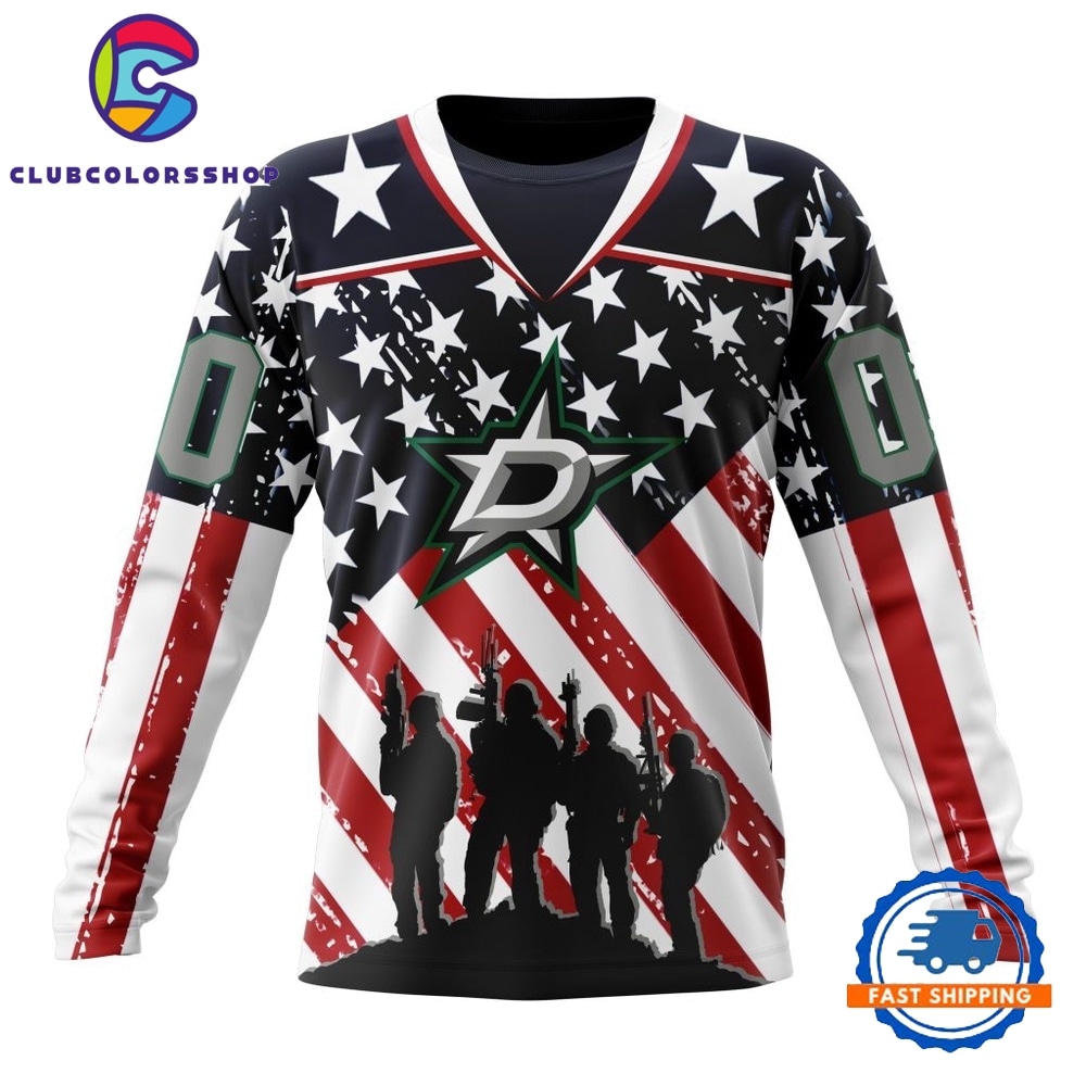 NHL Dallas Stars Specialized Kits For Honor USS Military Hoodie, T Shirt NHL Dallas Stars Specialized Kits For Honor USS Military Hoodie, T Shirt