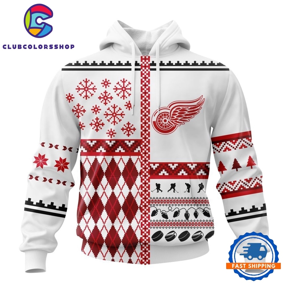 NHL Detroit Red Wings Specialized Christmas Is Coming New Design Hoodie, T Shirt