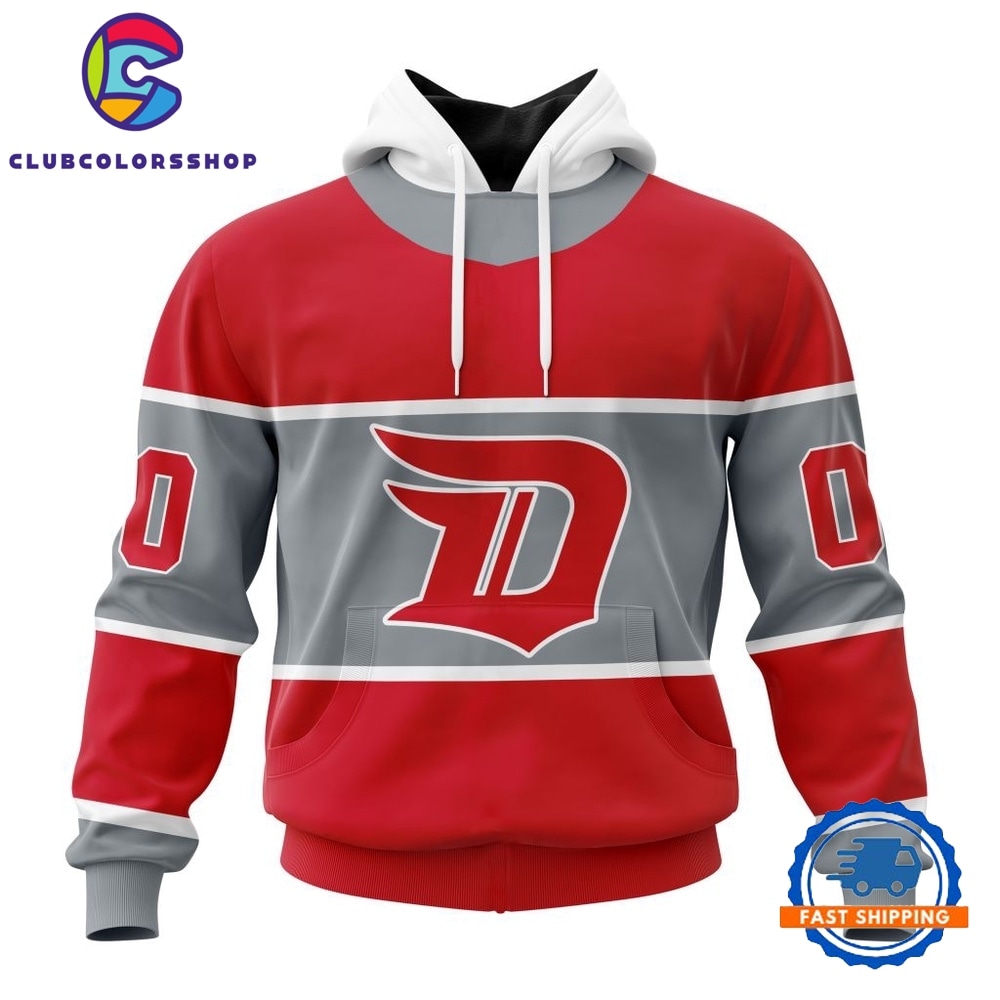 NHL Detroit Red Wings Specialized Unisex Kits With Retro Concepts Hoodie, T Shirt